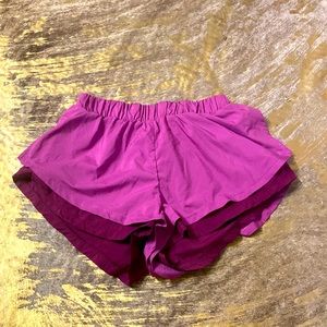 Fuchsia Free People shorts